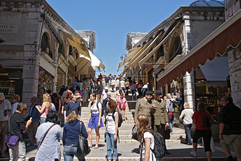 San Polo and San Marco. Rialto Bridge. Venice. .