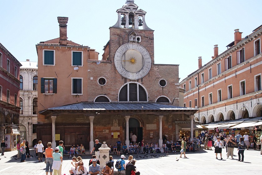 San Polo and San Marco. San Giacomo di Rialto. Venice. .