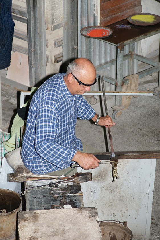 Isle of Murano. Glass-Blower. Murano. .