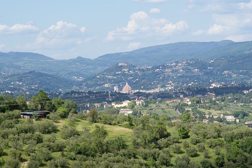 Florence. View into the Valley of Florence. Florence. .