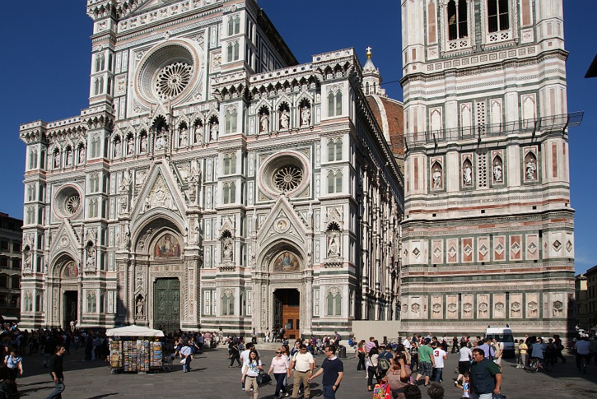 Duomo and Campanile. Duomo Santa Maria del Fiore. Florence. .