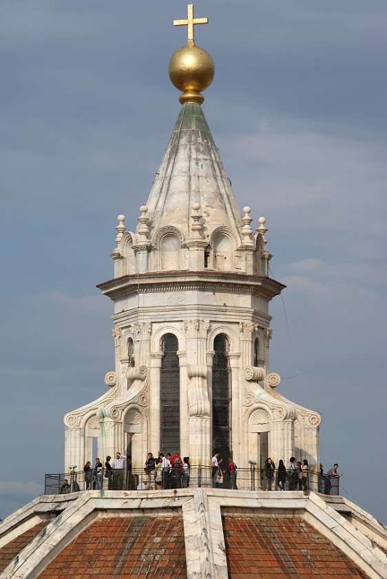 Duomo and Campanile. Top of the Cupola. Florence. .