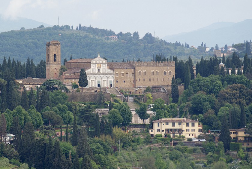 Duomo and Campanile. San Miniato al Monte. Florence. .