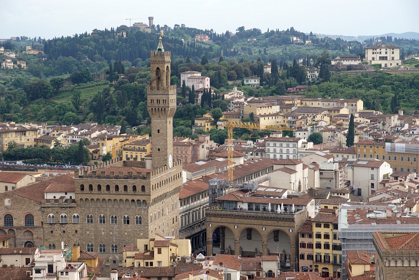 Duomo and Campanile. Palazzo Veccio. Florence. .