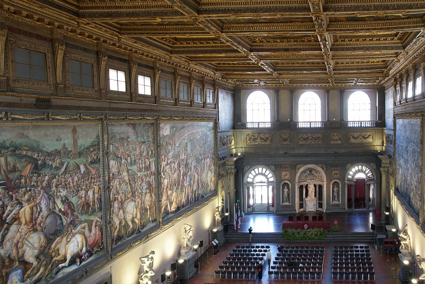 Palazzo Veccio. Great Hall. Florence. .