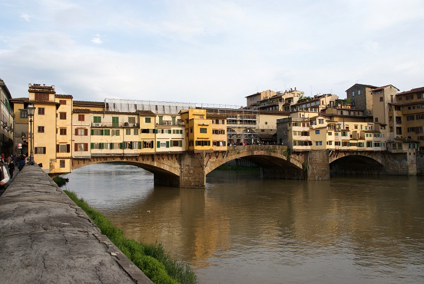 Ponte Vecchio. North Side. Florence. .