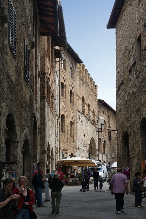 San Gimignano. Narrow Street. San Gimignano. .