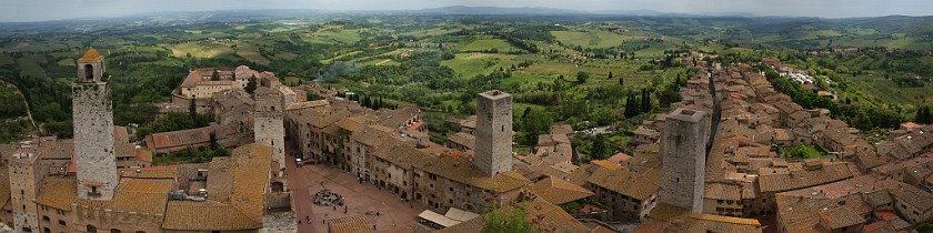 San Gimignano. View from the Town Hall's Tower. San Gimignano. .