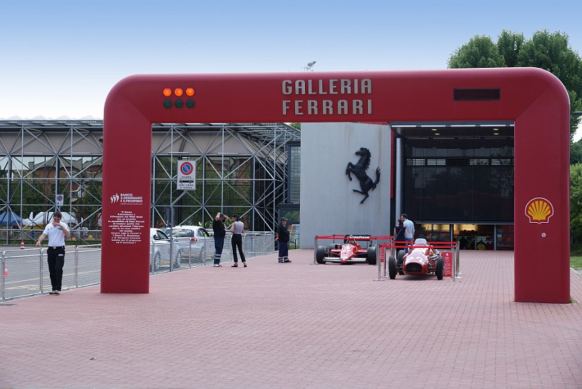 Galleria Ferrari. Entrance. Maranello. .