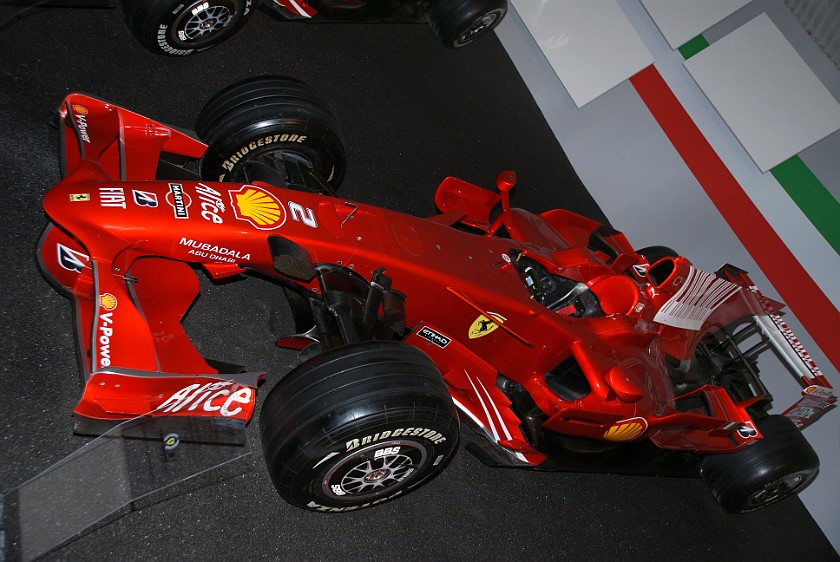 Galleria Ferrari. F1 Race Car from 2008. Maranello. .