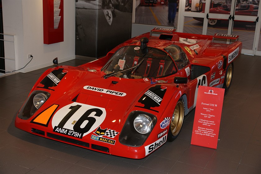 Galleria Ferrari. Race Car. Maranello. .