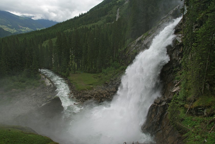 Krimmler Waterfalls. Lower Falls. Krimml. .