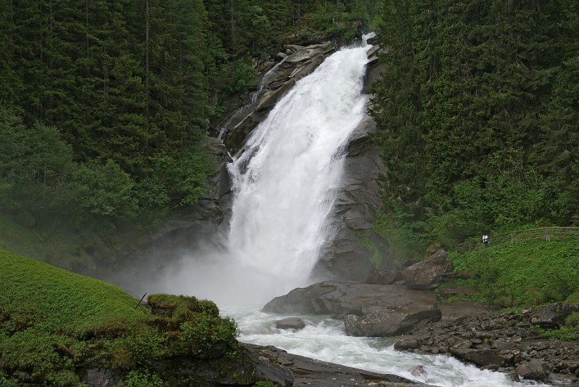 Krimmler Waterfalls. Middle Falls. Krimml. .