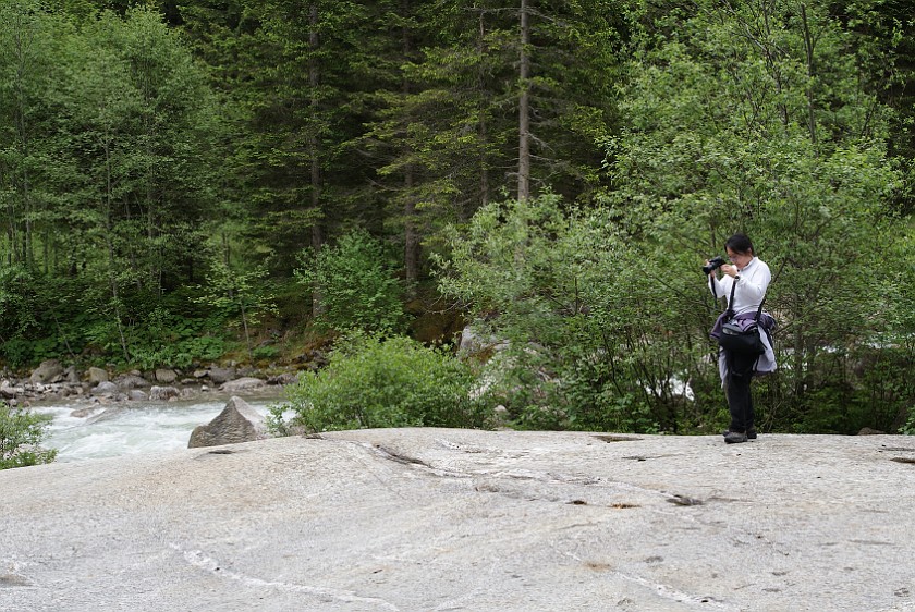 Krimmler Waterfalls. Stone Plateau. Krimml. .