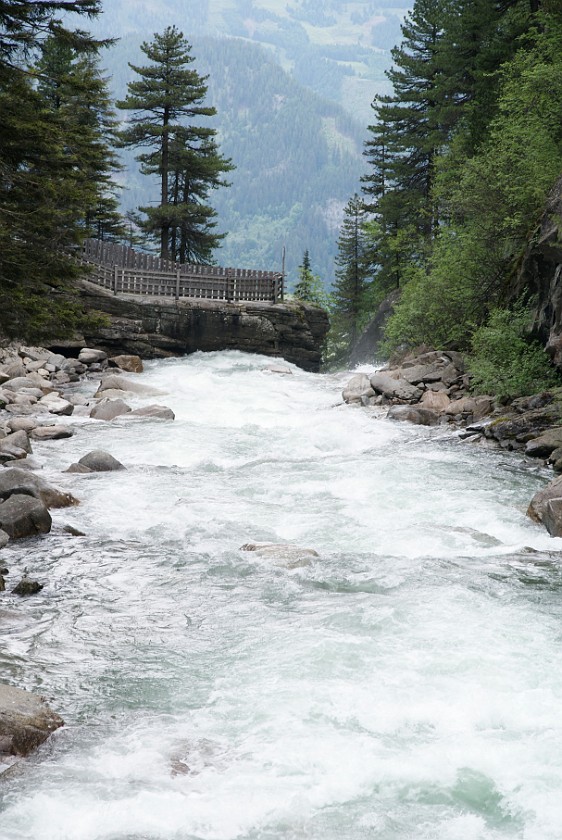 Krimmler Waterfalls. Upper Falls. Krimml. .