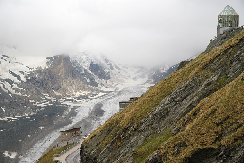 Großglockner. Kaiser-Franz-Josefs-Höhe and Pasterzen Glacier. near Heiligenblut. .