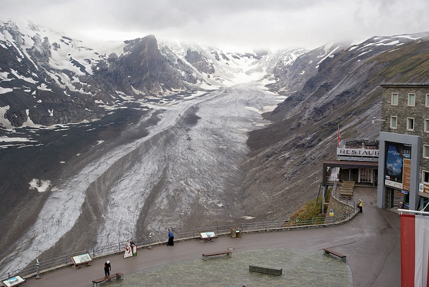 Großglockner. Kaiser-Franz-Josefs-Höhe and Pasterzen Glacier. near Heiligenblut. .