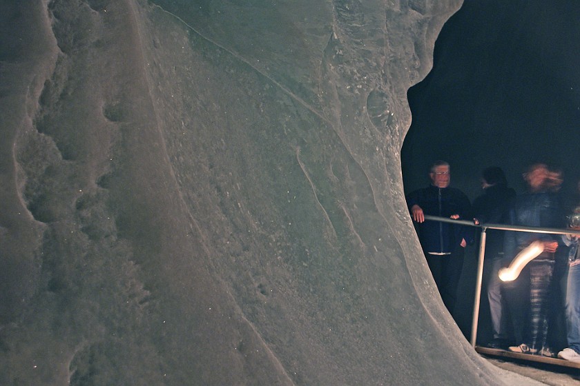 Eisriesenwelt. Ice Wall. Werfen. .