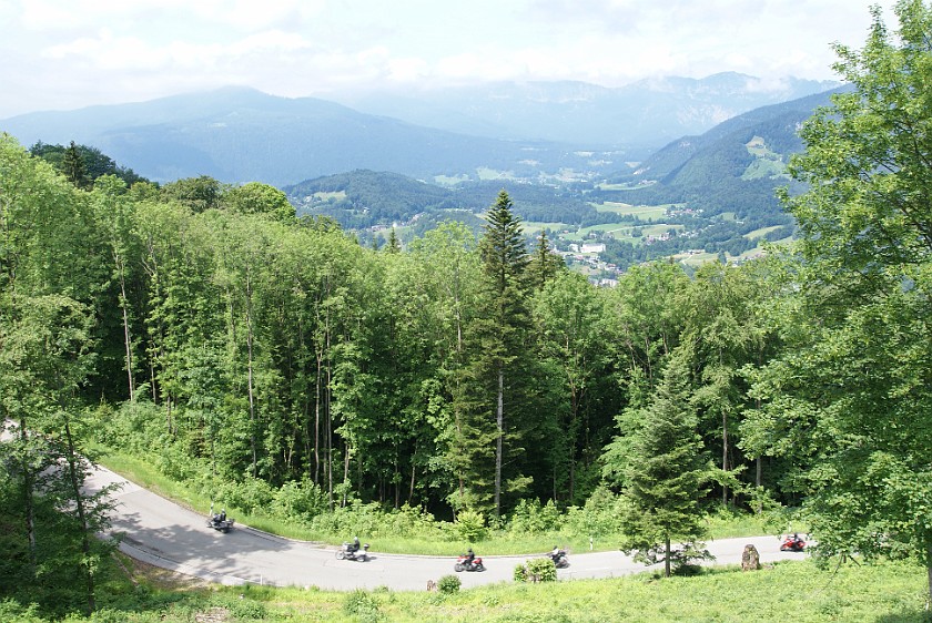 Documentation Obersalzberg. View to Berchtesgaden. Berchtesgaden. .