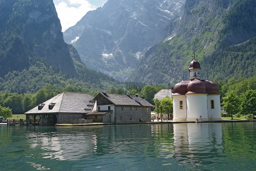 Königssee. St. Bartholomä Peninsula. Schönau am Königssee. .