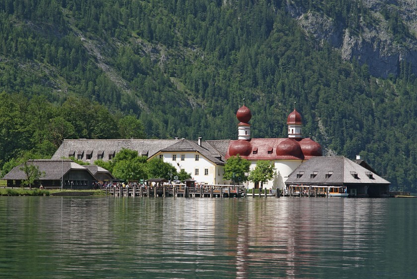 Königssee. St. Bartholomä Peninsula. Schönau am Königssee. .