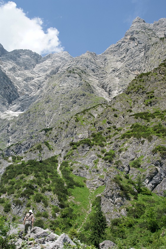 Königssee. Approach to the Ice Chapel. Schönau am Königssee. .