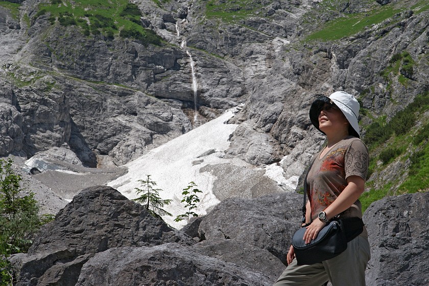 Königssee. Portrait at the Ice Field. Schönau am Königssee. .