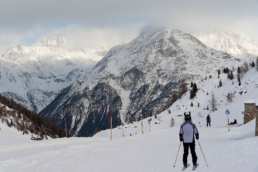 Rettenbach Glacier and Valley. Rettenbach Descent. Sölden. .