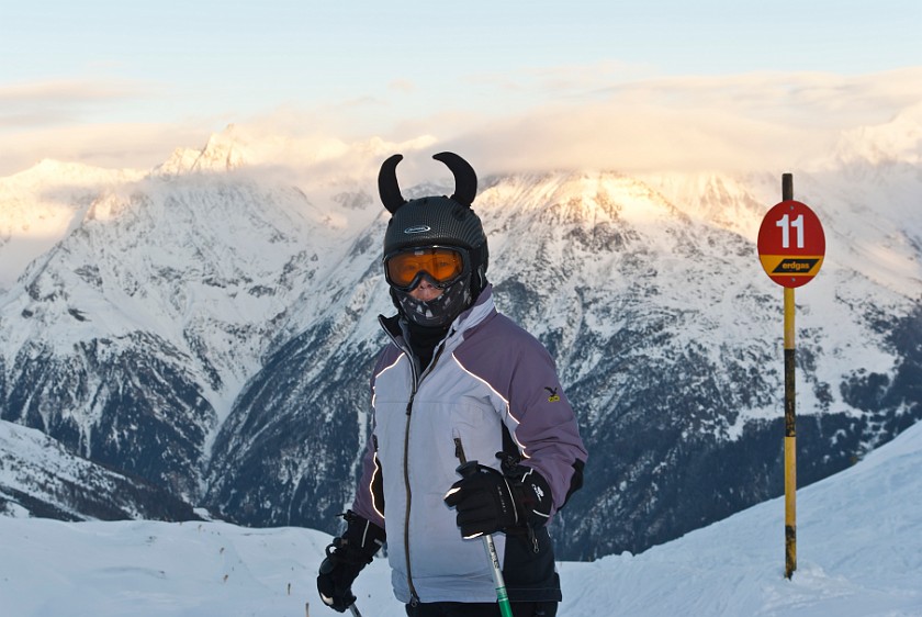 Giggijoch. Portrait at Summit. Sölden. .