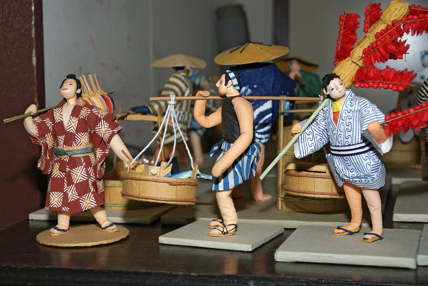 Origami Kaikan. Paper-Dressed Figures. Tokyo. .