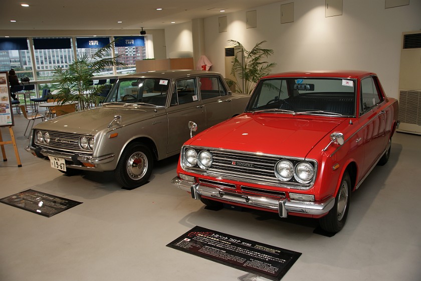 Toyota Mega Web. Historic Toyopet Cars. Tokyo. .
