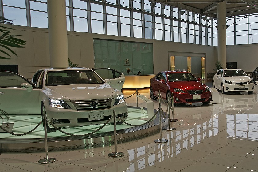 Toyota Mega Web. Lexus Showroom. Tokyo. .