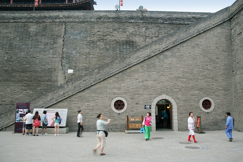 City Wall. Ramp at South Gate. Xi'an. .