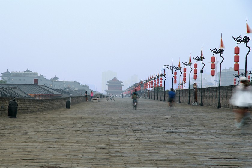 City Wall. 12m Wide Wall Top . Xi'an. .