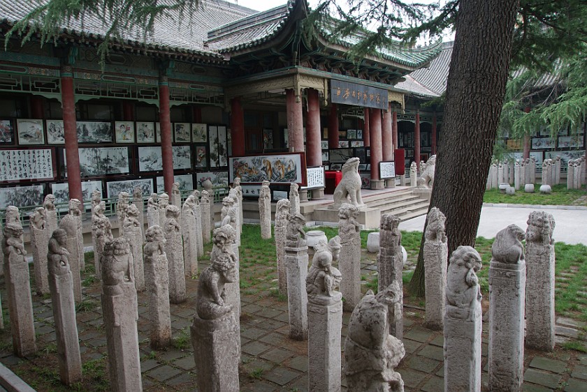 Forest of Steles Museum. Figure Steles. Xi'an. .
