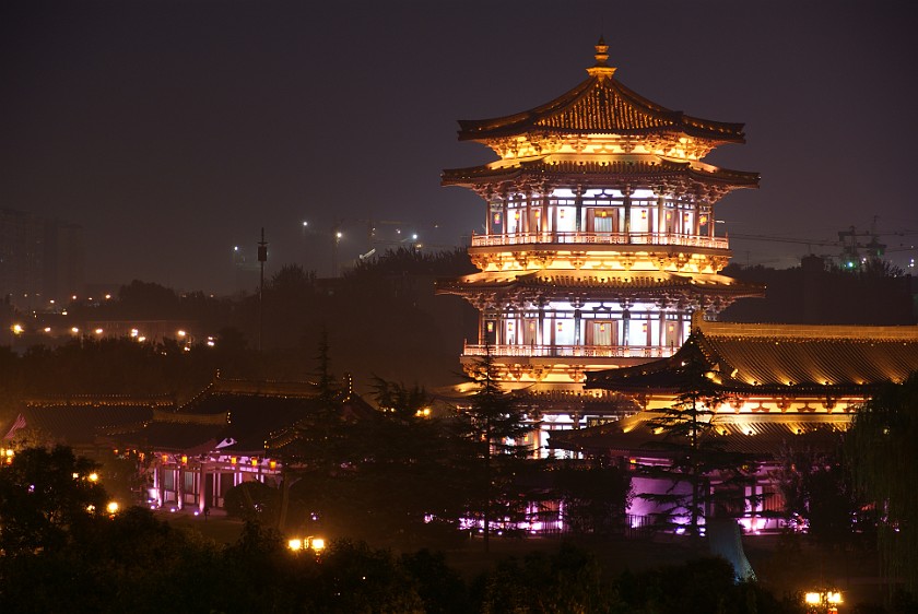 Tang Dynasty Paradise. Tower. Xi'an. .