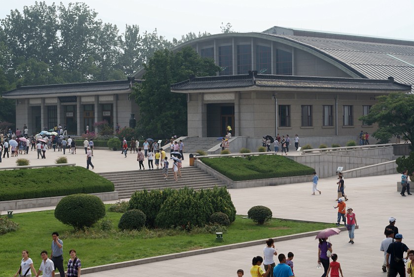 Army of Terracotta Warriors. Hall of Pit 1. near Xi'an. .