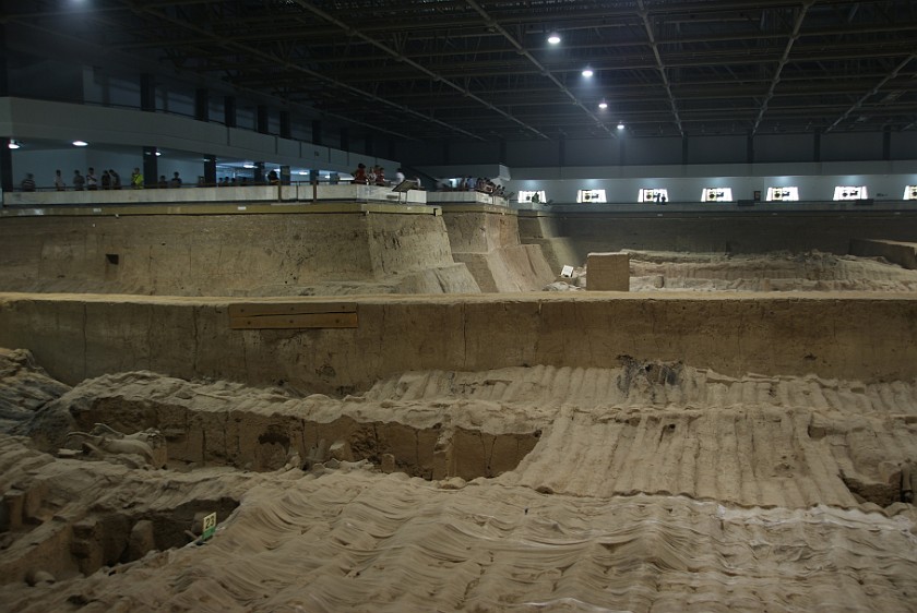 Army of Terracotta Warriors. Pit 2. near Xi'an. .