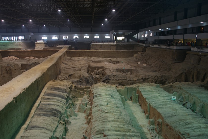 Army of Terracotta Warriors. Pit 2. near Xi'an. .