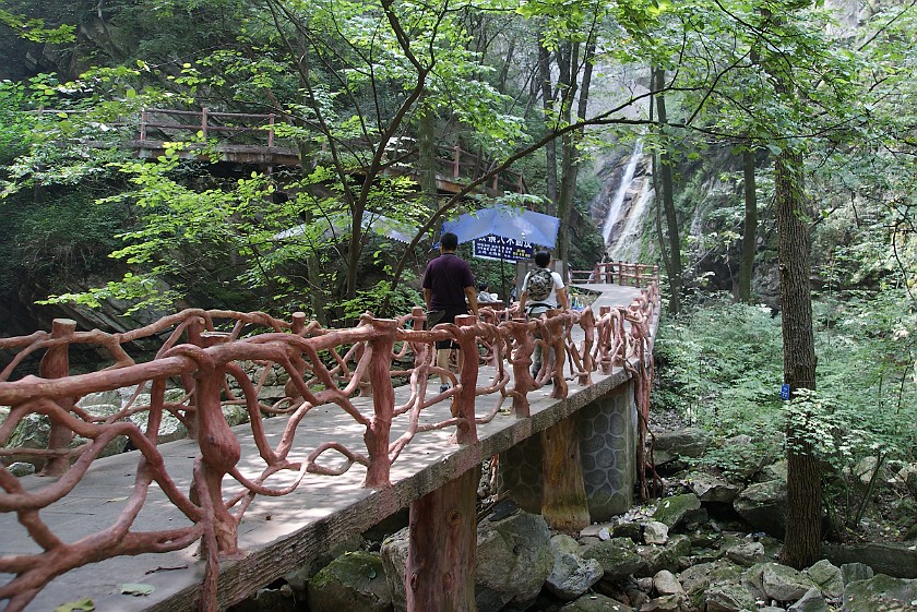 Shanxi Taiping Forest Park. Trail. near Xi'an. .