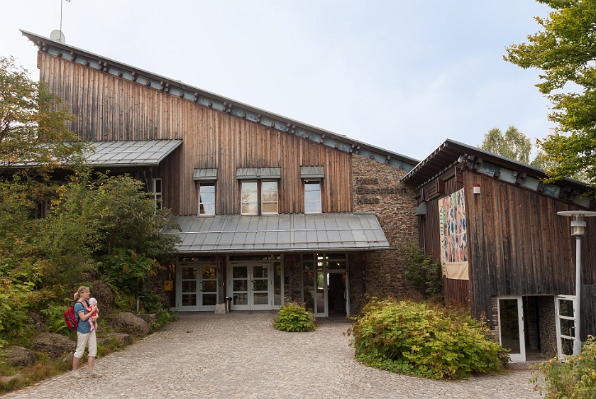 Tree Top Walk at the National Park Center Lusen. Visitor center. near Neuschönau. .