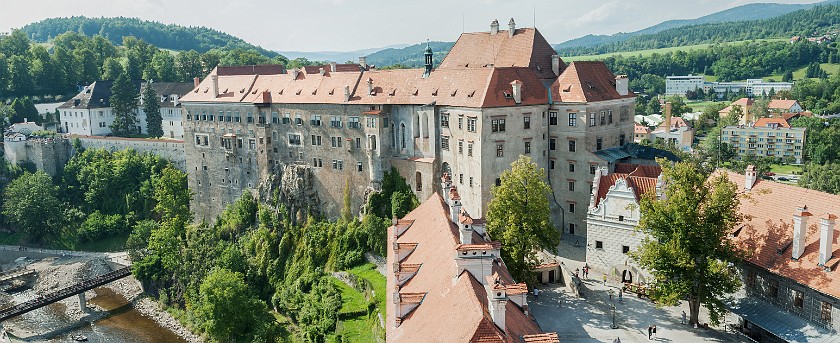 Ceský Krumlov. Krumlow chateau. Ceský Krumlov. .
