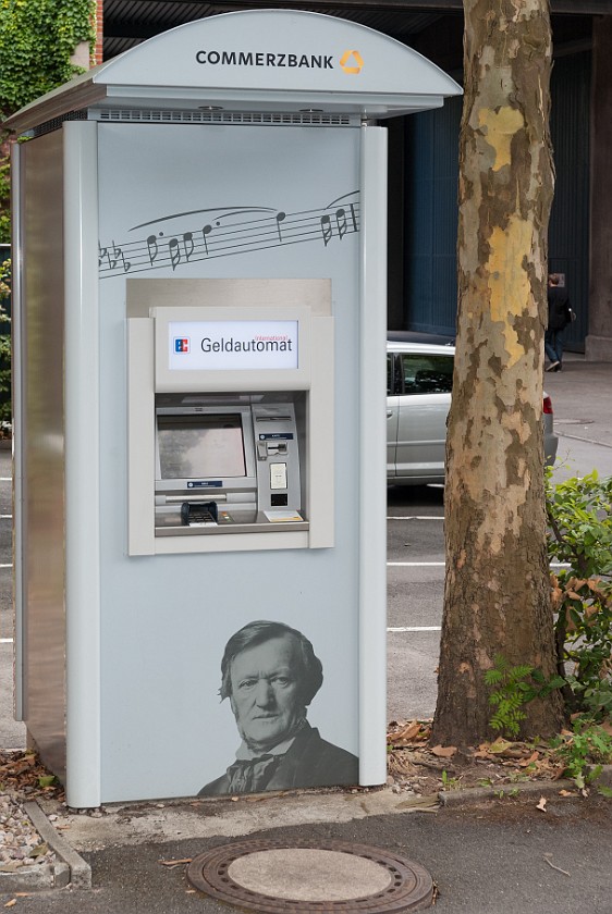 Bayreuth Festival. ATM machine. Bayreuth. .