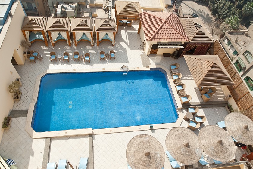 Cairo. Pool on the Barceló's roof. Cairo. .