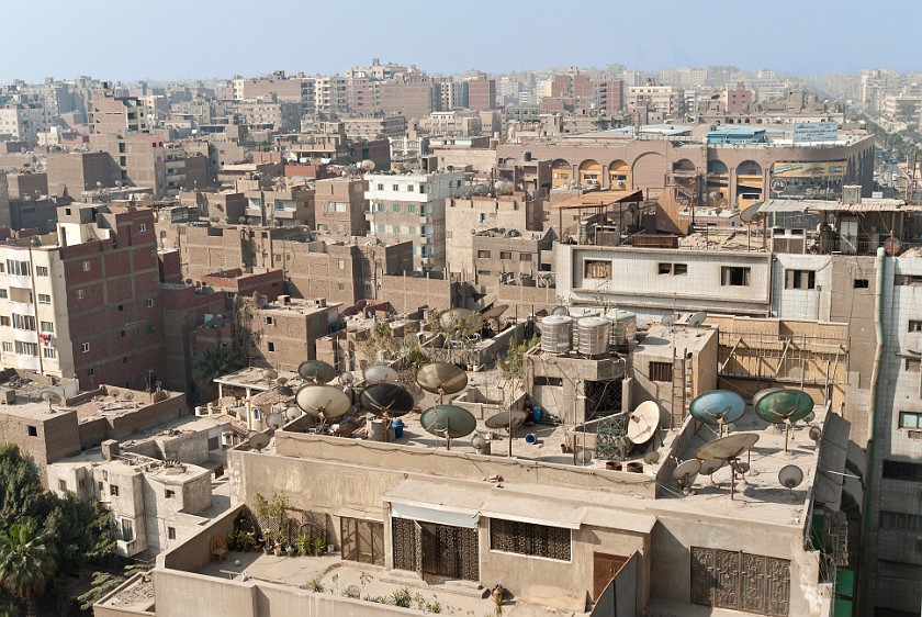 Cairo. View on Giza from the Barceló's roof. Cairo. .