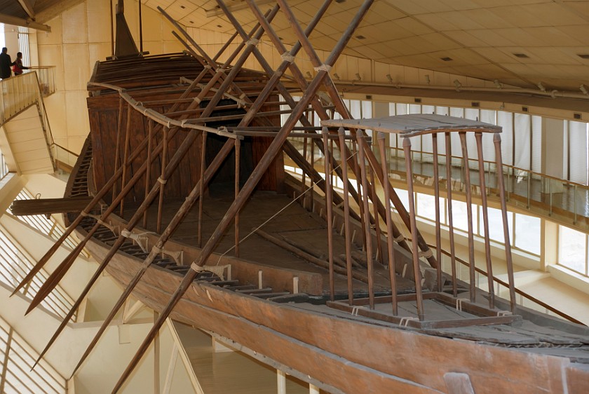Pyramids of Giza. Barque. Cairo. .