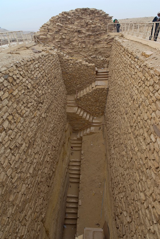 Saqqara. Descent to an underground funary chamber. Saqqara. .
