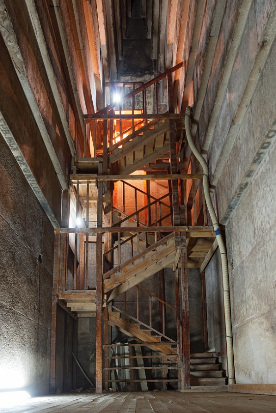 Dahshur. Gallery inside the Red Pyramid. Dahshur. .
