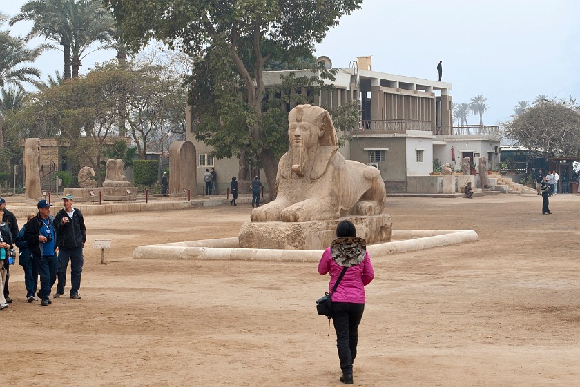 Memphis. Alabaster sphinx. Memphis. .