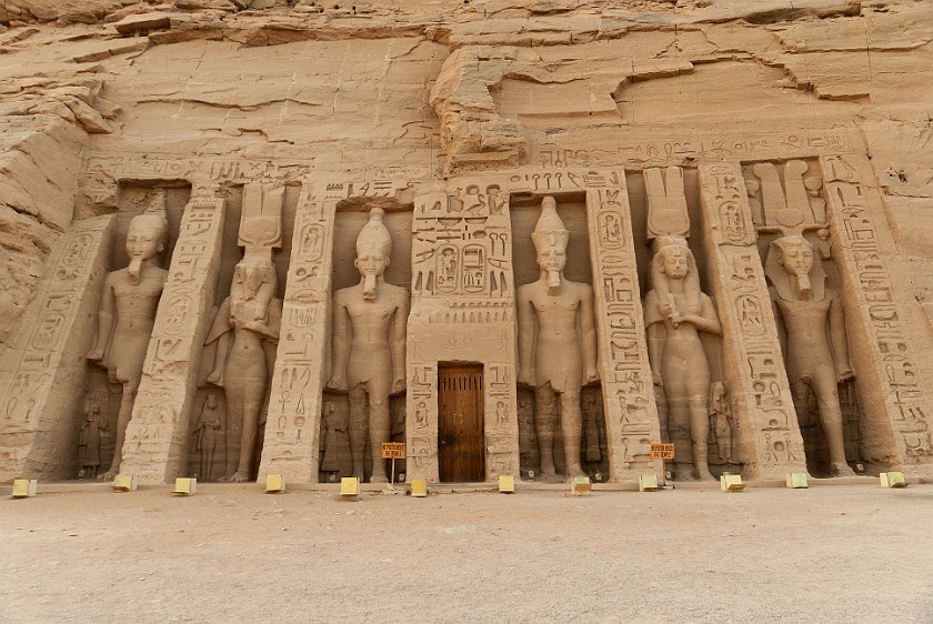 Abu Simbel. Temple of Queen Nefertari, dedicated to Hathor. Abu Simbel. .